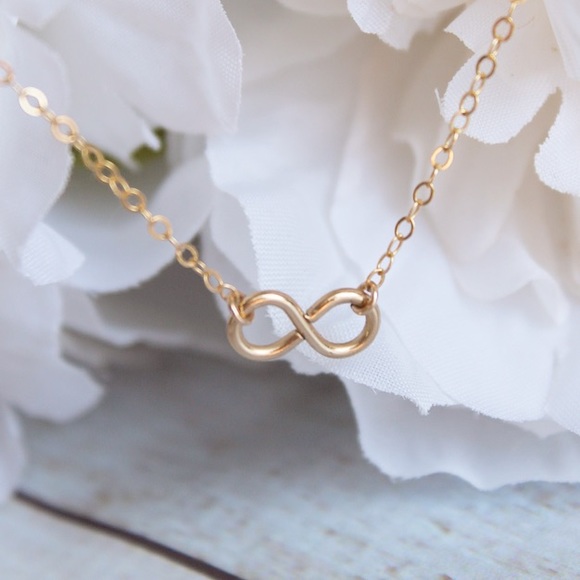 LucyMint Jewelry - Tiny Infinity Symbol Necklace