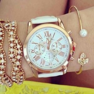 Ladies large face ladies watch