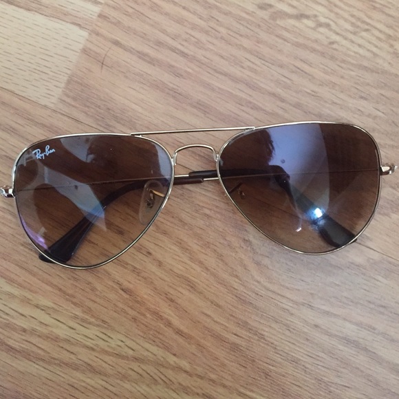 Raybans aviators, Ombré lens!