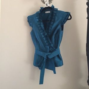 Calvin Klein green blouse