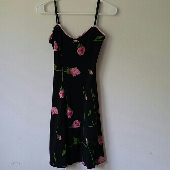 Vintage Betsey Johnson rose dress