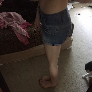 High waisted shorts