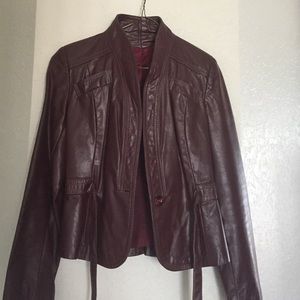 Leather jacket