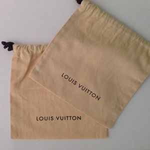 100% Authentic Louis Vuitton dust bags