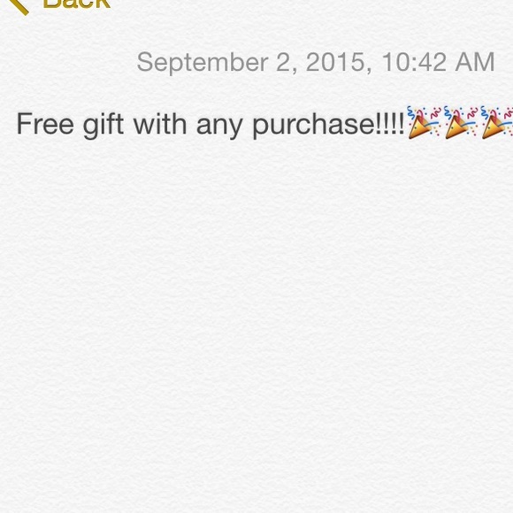 FREE GIFT WITH PURCHASE