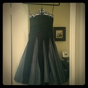 Vintage velvet and taffeta size 4 precious dress