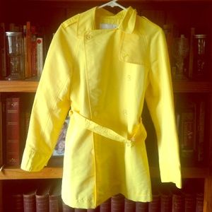 Yellow raincoat