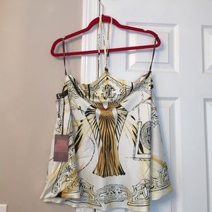 Roberto Cavalli silk top