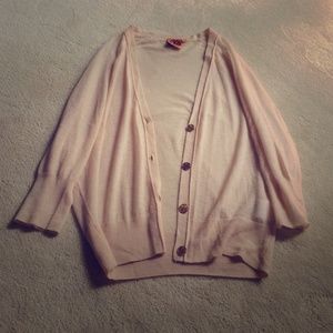 Tory Burch Pale Pink Cashmere Cardigan