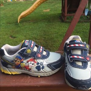 Paw patrol sneakers- toddler size 10