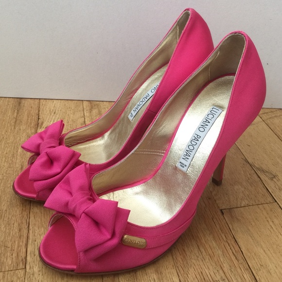 Luciano Padovan Hot Pink Heels