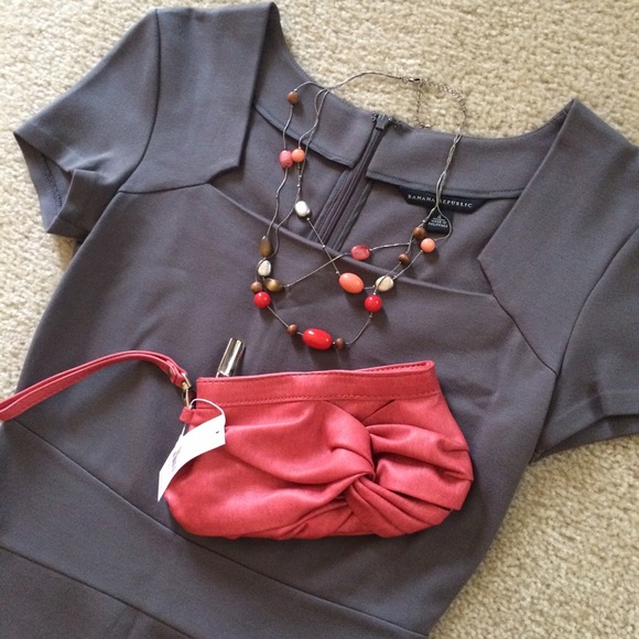 Banana Republic gray dress