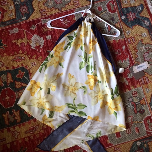 Tommy Bahama Silk Halter Top