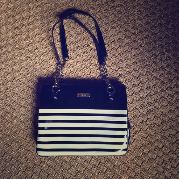 NEW Kate Spade Striped Purse - Picture 1 of 4