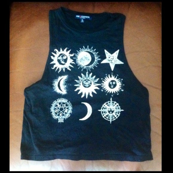 Black tank top