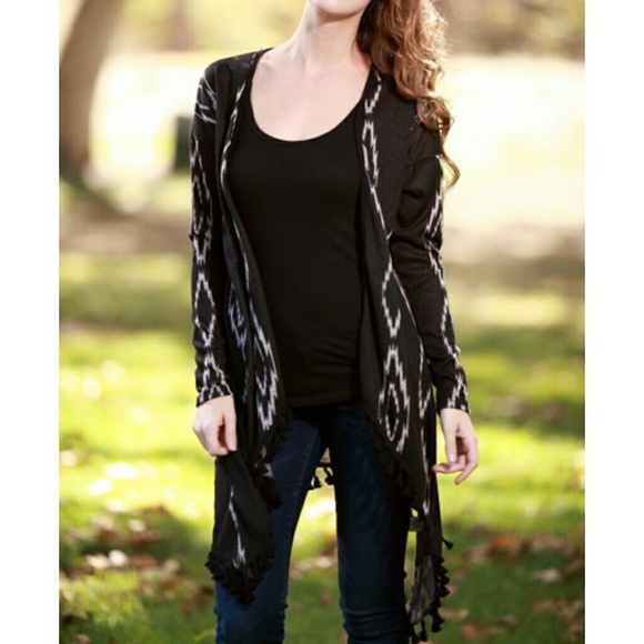 Twang Boutique  Jackets & Blazers - NEW! Tribe of Two Aztek Cardigan