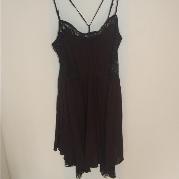 Intimately Free People Black Flowy Dress
