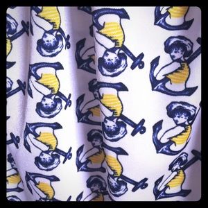 Betsey Johnson nautical rope halter dress