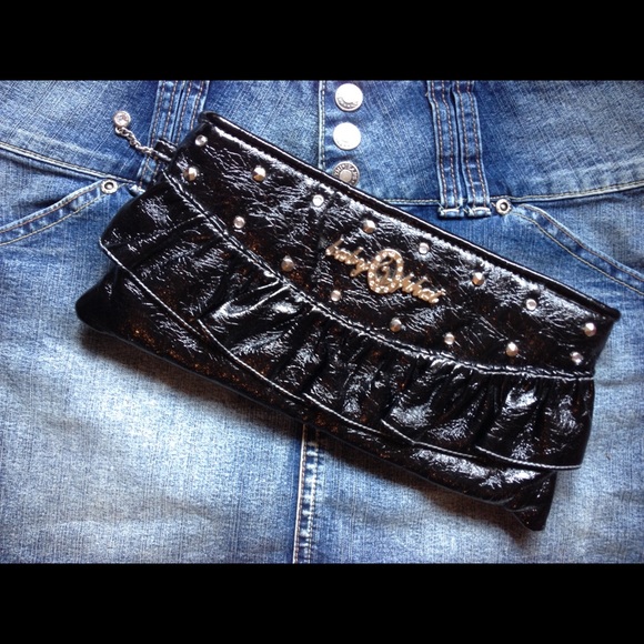 Baby Phat Black Clutch
