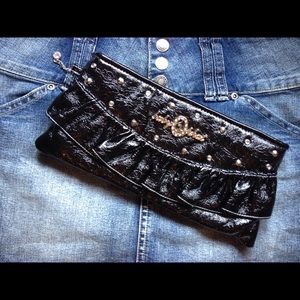 Baby Phat Black Clutch