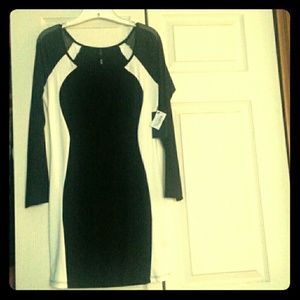 Black and white dress