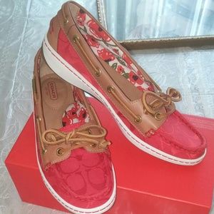 COACH RICHELLE BOAT SHOES
