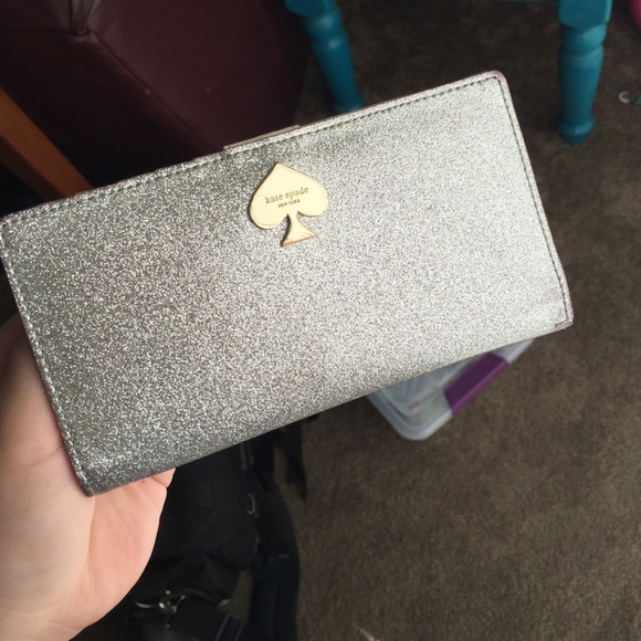 Kate Spade glitter wallet