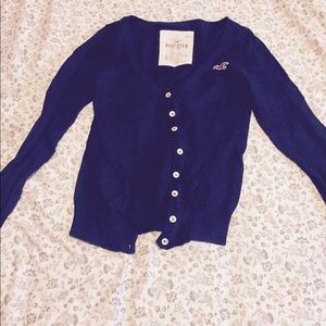 Hollister sweater small blue