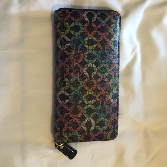 Coach one of a kind colorful wallet! - Picture 3 of 4