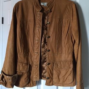 Coldwater Creek leather jacket size 6