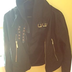 Faux leather jacket