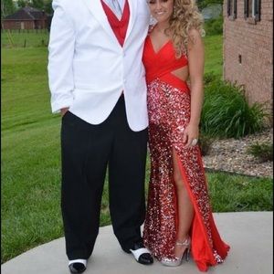 Prom dress. Only worn one time! Stored in bag!