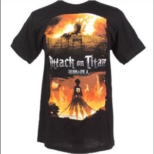 Unisex Attack on Titan anime t shirt