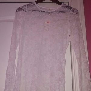 LACE LONG SLEEVE SHIRT