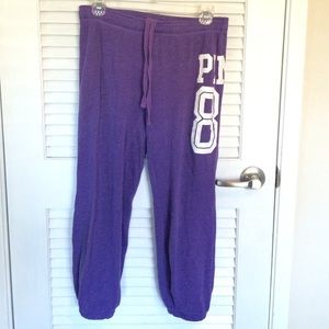 Purple pink sweats