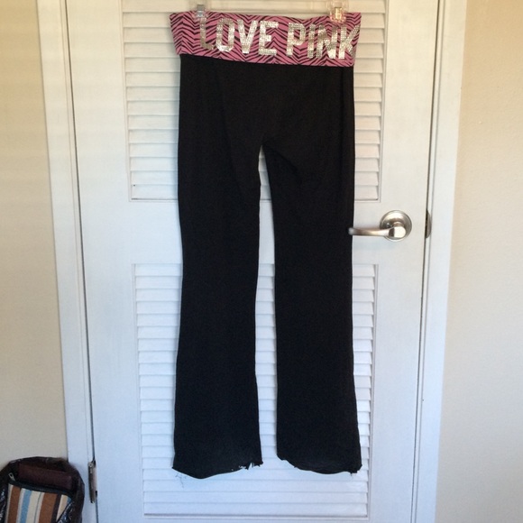 Pink yoga pants