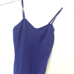 Free People tight blue slip