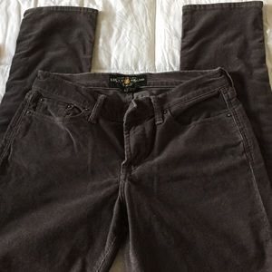 Lucky brand straight leg cords