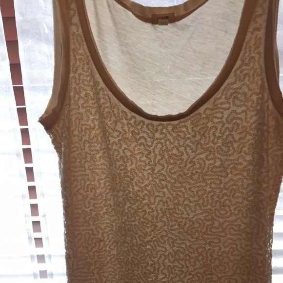JCrew sequined tank