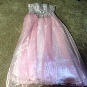 Pink sparkly dress