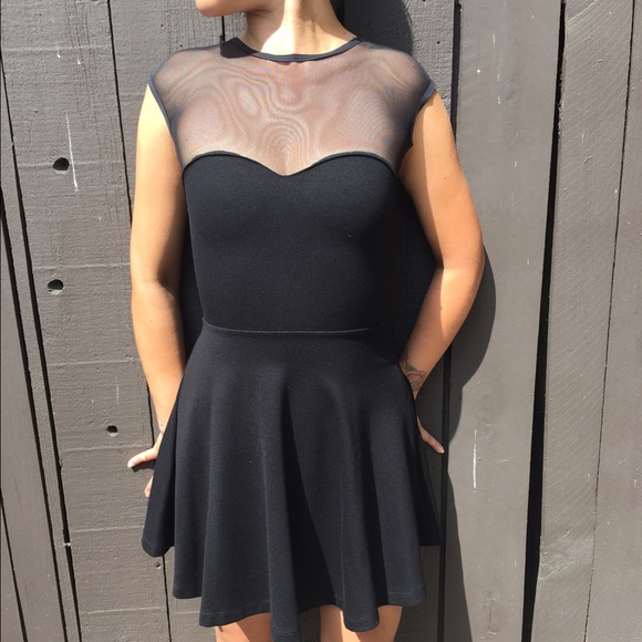American Apparel mesh skater dress
