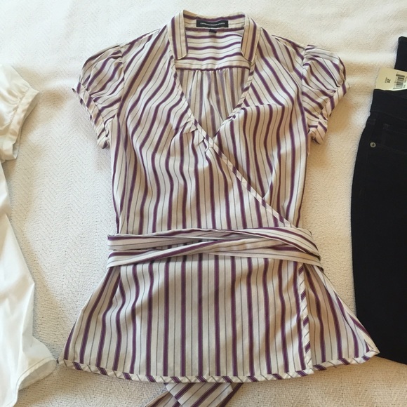 2 Express wrap dress shirts