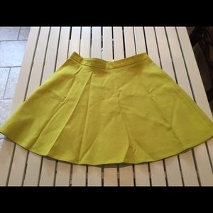 Lime green circle skirt