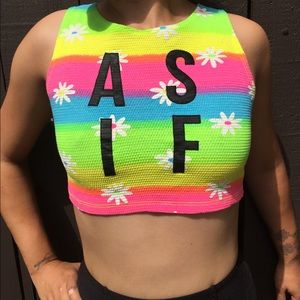 Dime piece As If crop top