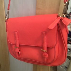 Coral crossbody bag