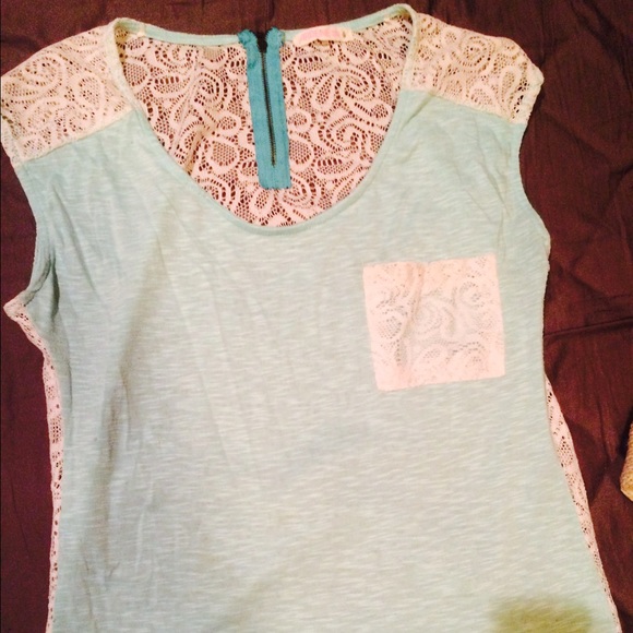 Tops - Lace back shirt