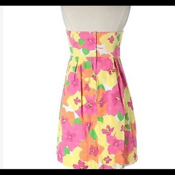 Lilly Pulitzer Betsy floral strapless - Picture 2 of 2