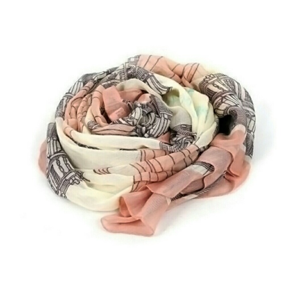 Vintage print scarf