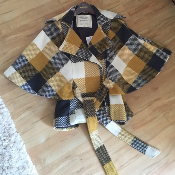 Anthropologie Jackets & Blazers - Gray/Mustard/Ivory Jacket