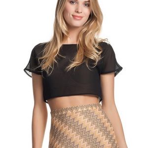 NAVEN crop top in cream